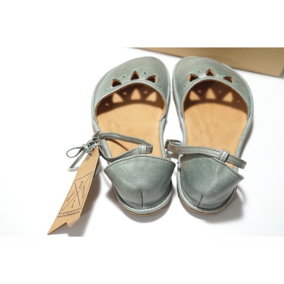 New Drifter Leather Custom Flat Shoes Sandal 35 / 3 / 5 (like Vivobarefoot) - Picture 3 of 4